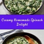 Easy Creamed Spinach Recipe