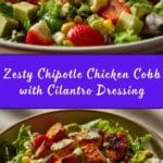 Summer Chipotle Chicken Cobb Salad with Cilantro Vinaigrette Recipe