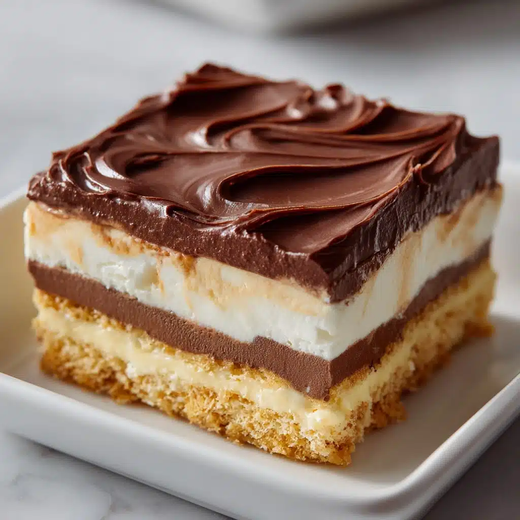 No-Bake Chocolate Eclair Cake Recipe