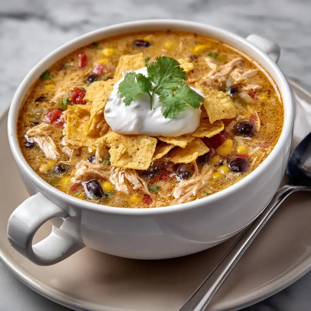 Easy Chicken Taco Soup Recipe