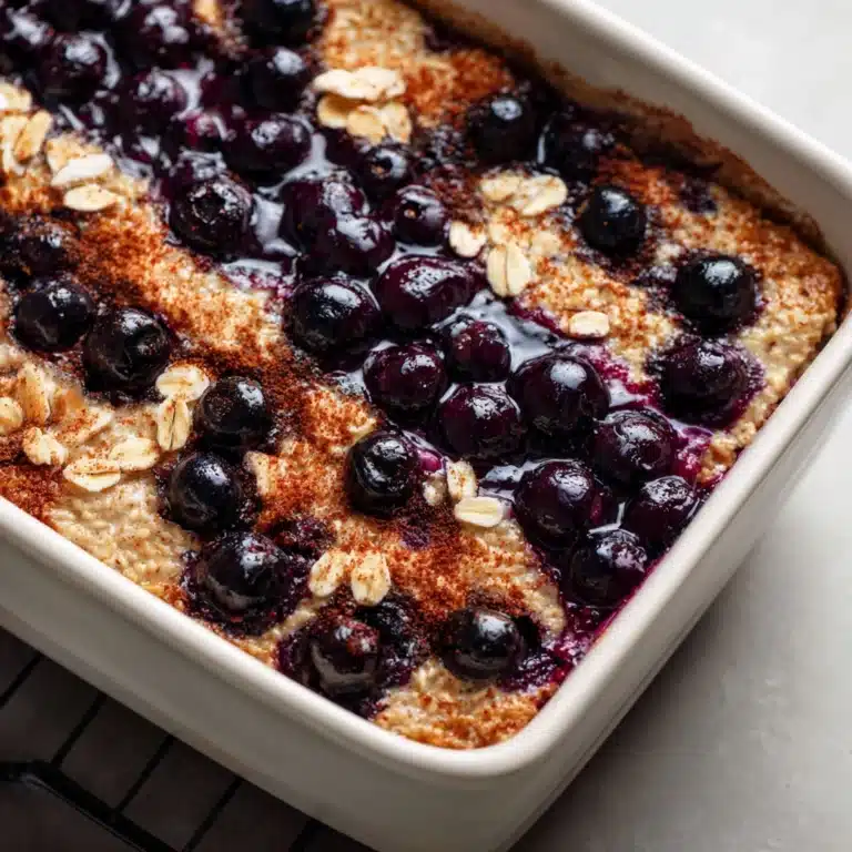 Blueberry Baked Oats Recipe