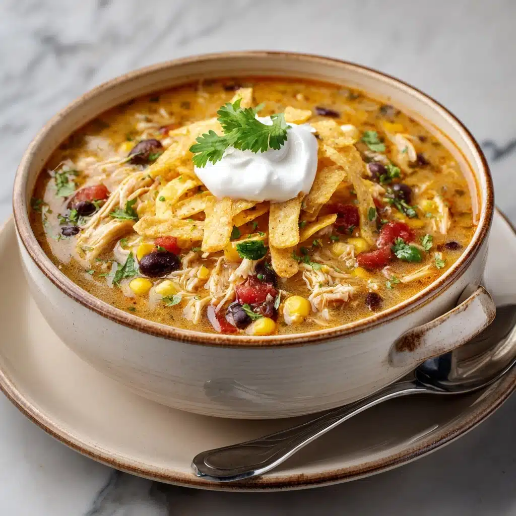 Easy Chicken Taco Soup Recipe - Recipe Image