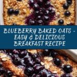 Blueberry Baked Oats Recipe