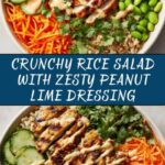 Crispy Rice Salad with Peanut Lime Dressing Recipe