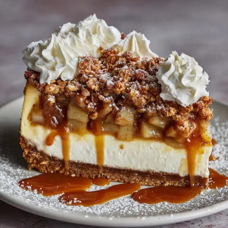 Apple Crisp Cheesecake Recipe