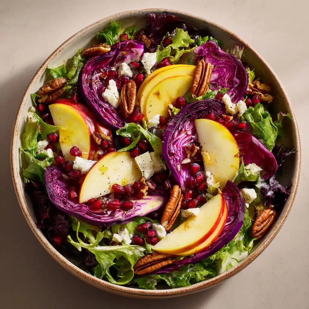 Winter Salad with Tangy Homemade Vinaigrette Recipe