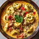 Slow Cooker Creamy Tortellini Soup Recipe