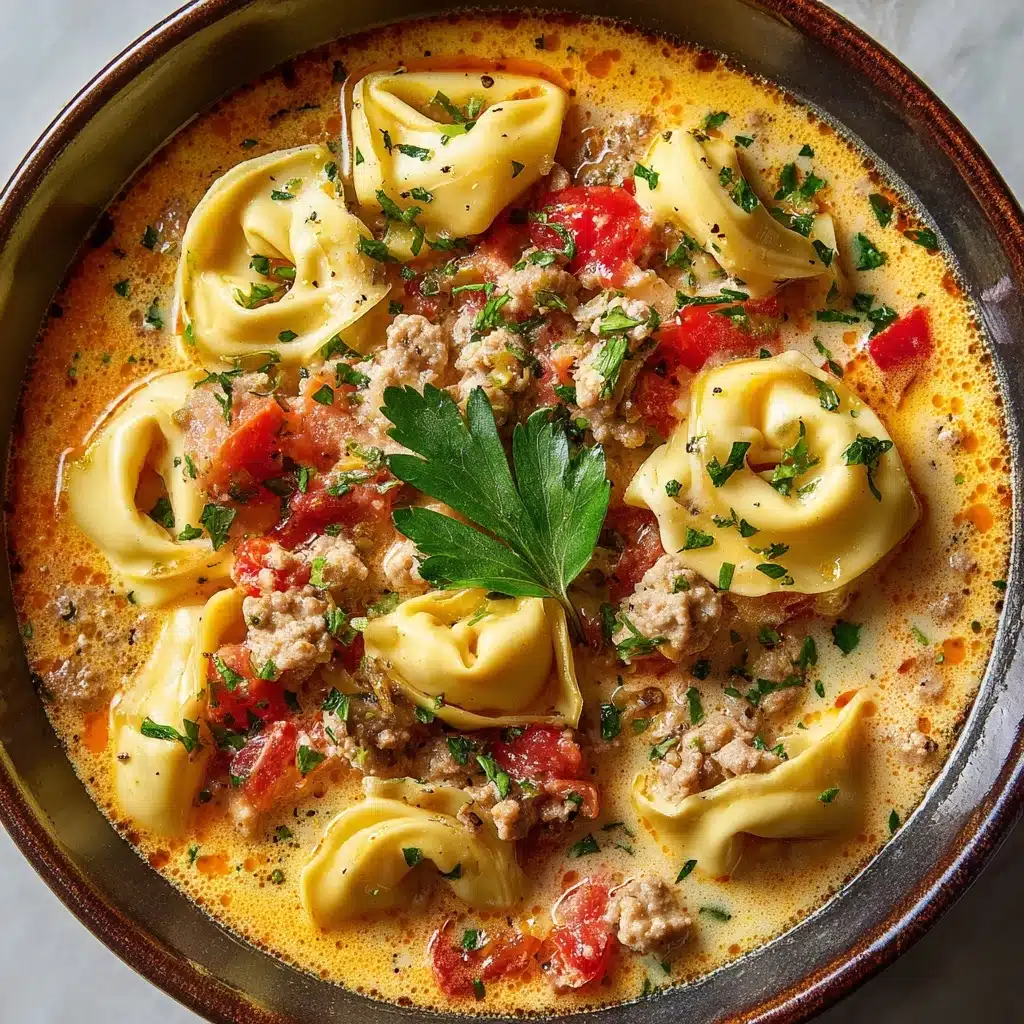 Slow Cooker Creamy Tortellini Soup Recipe