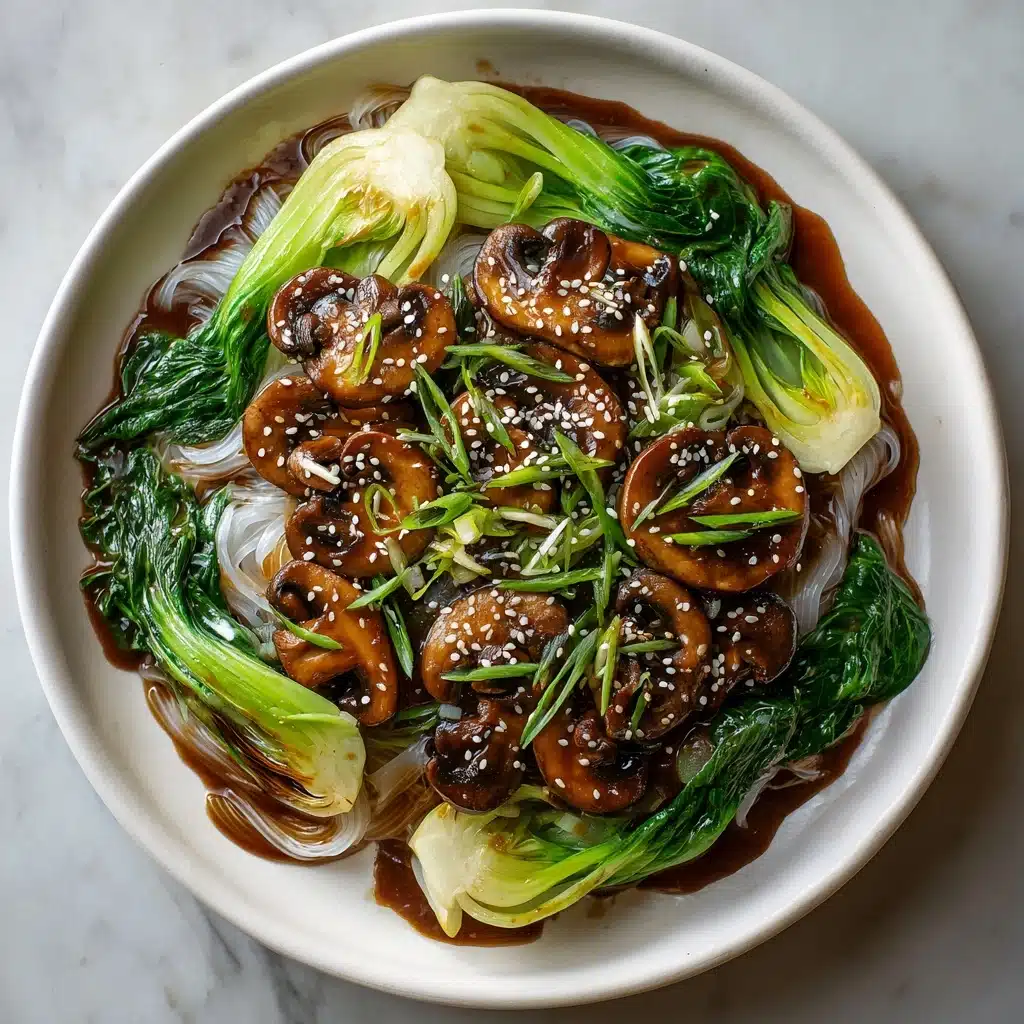 Bok Choy and Mushroom Stir Fry Recipe