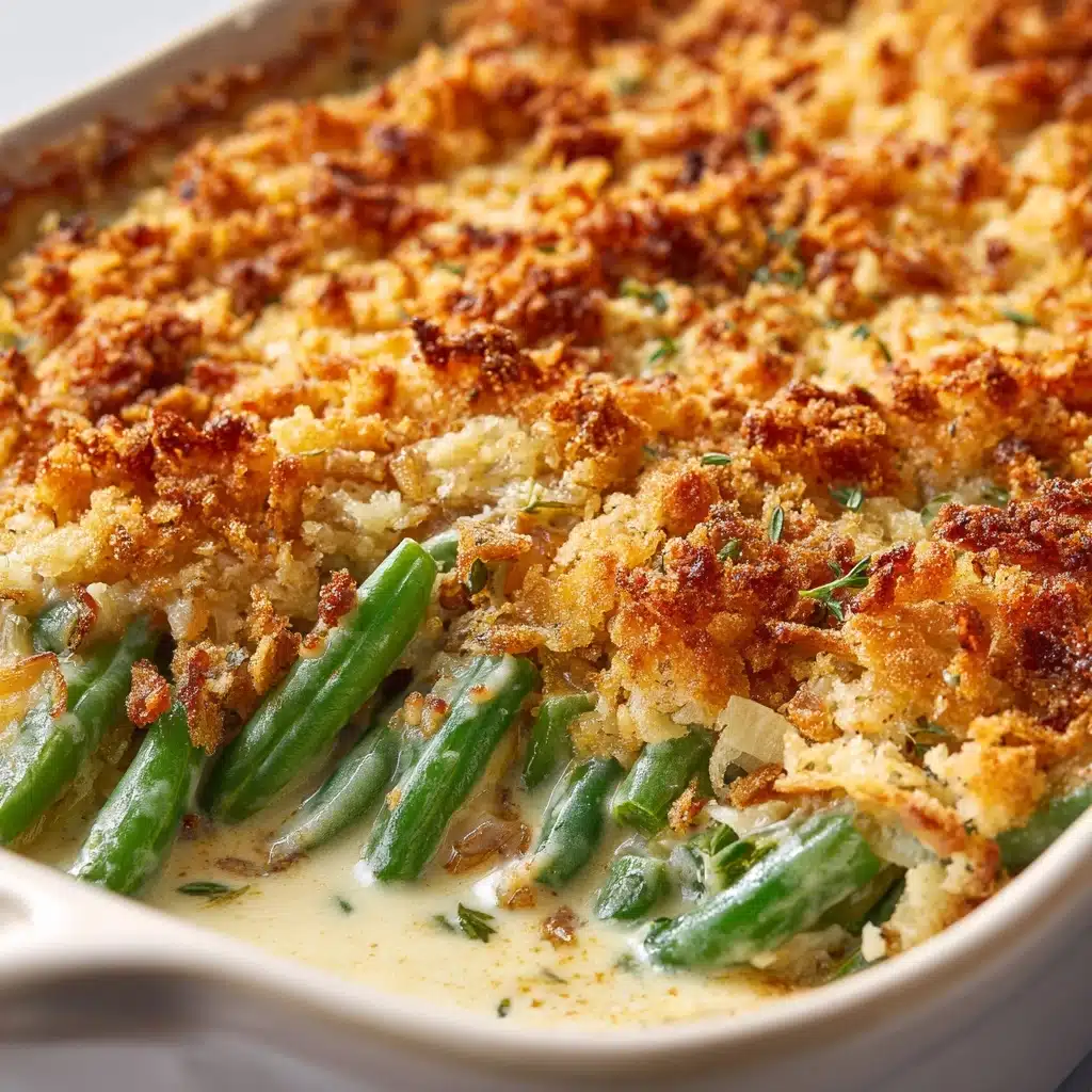 Easy Cream Cheese Green Bean Casserole Recipe - Recipe Image
