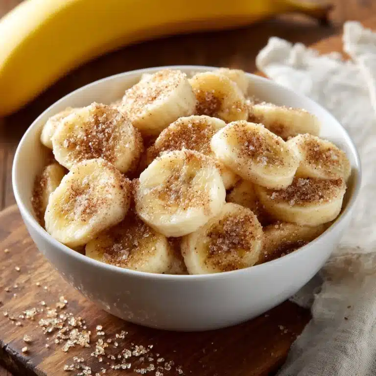 Cinnamon-Sugar Air Fryer Banana Chips Recipe