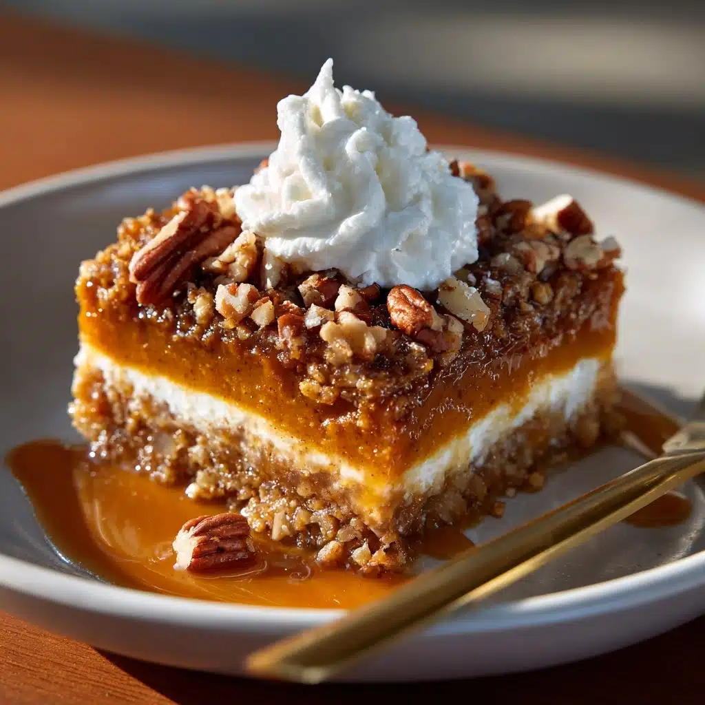 Caramel Pumpkin Cobbler with Pecans Recipe