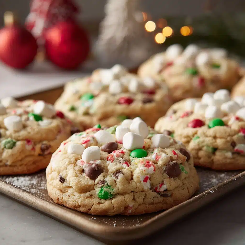 Cake Mix Chocolate Chip Santa Cookies Recipe