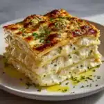 Garlic Butter Shrimp Scampi Lasagna Recipe