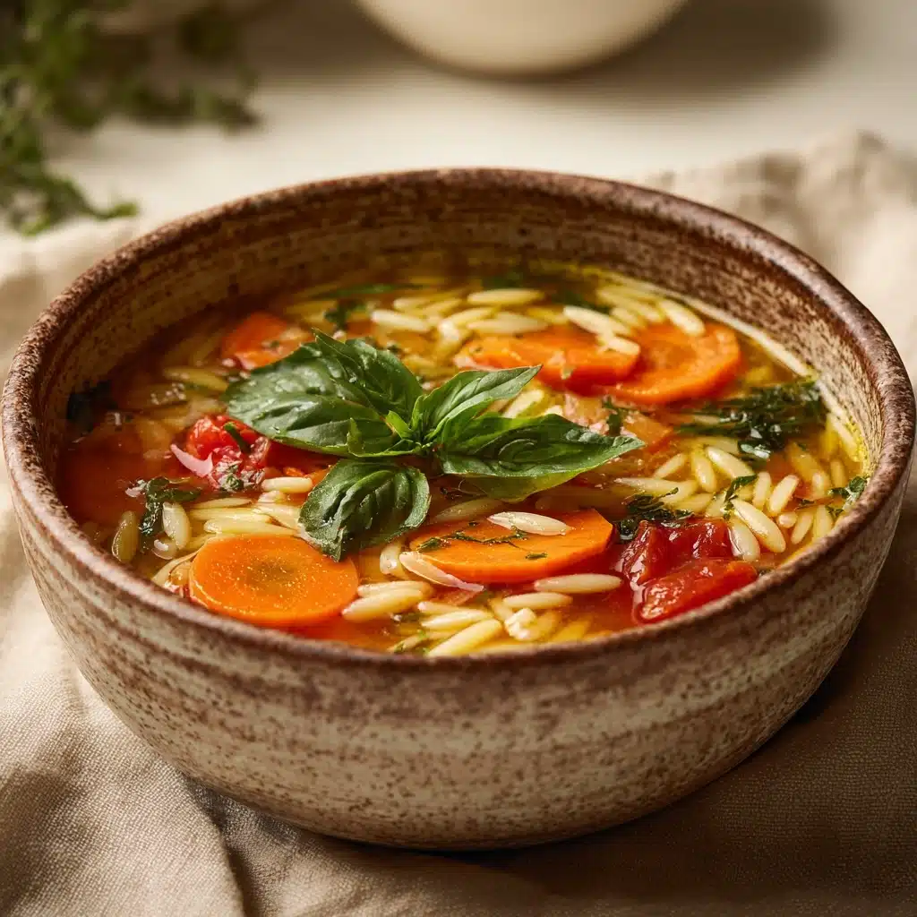 Summery Orzo Soup Recipe