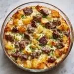 Cowboy Steak and Potato Casserole Recipe