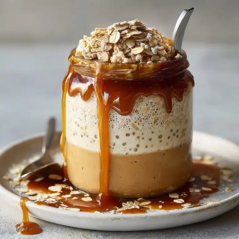 Caramel Macchiato Overnight Oats Recipe