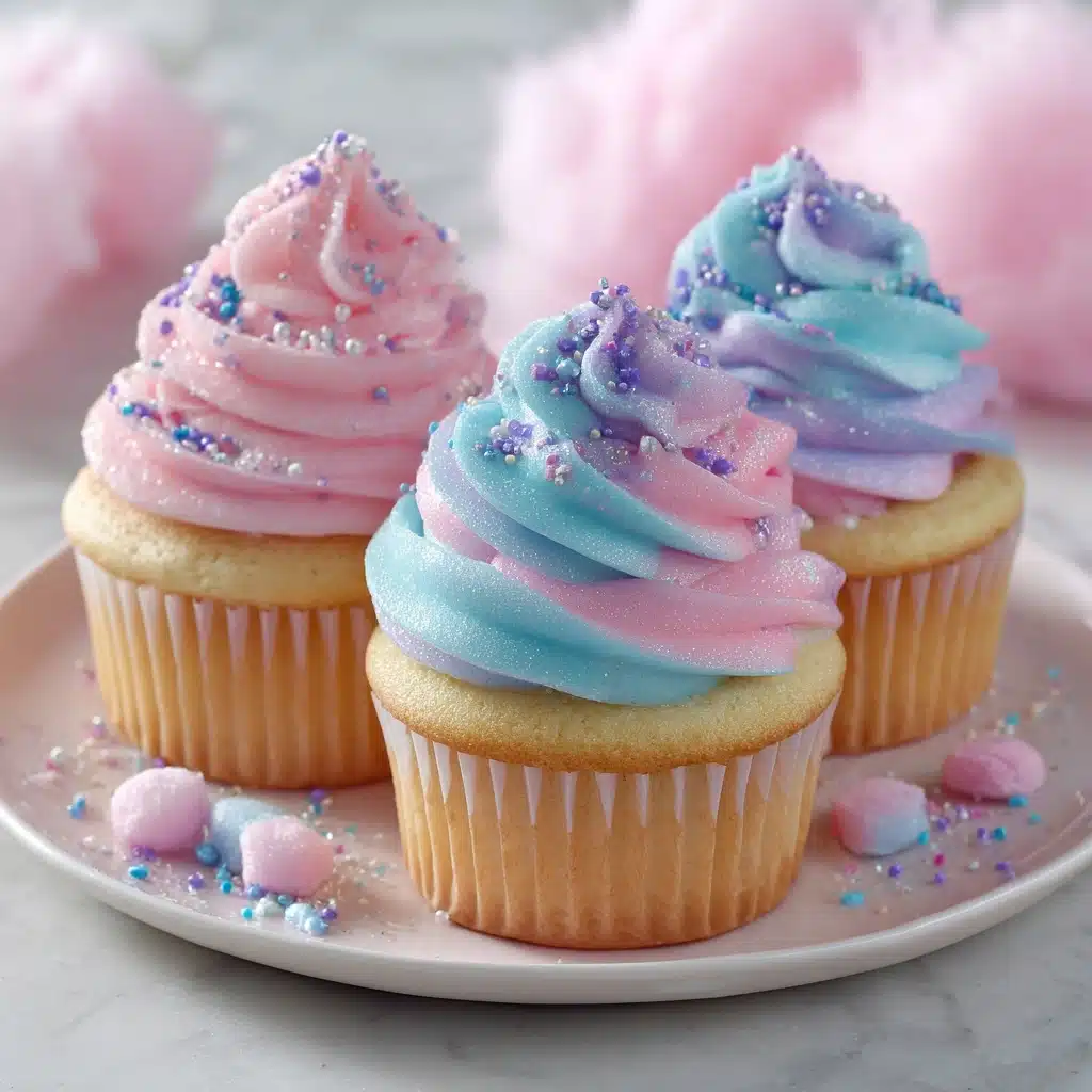 The Best Cotton Candy Cupcakes Recipe