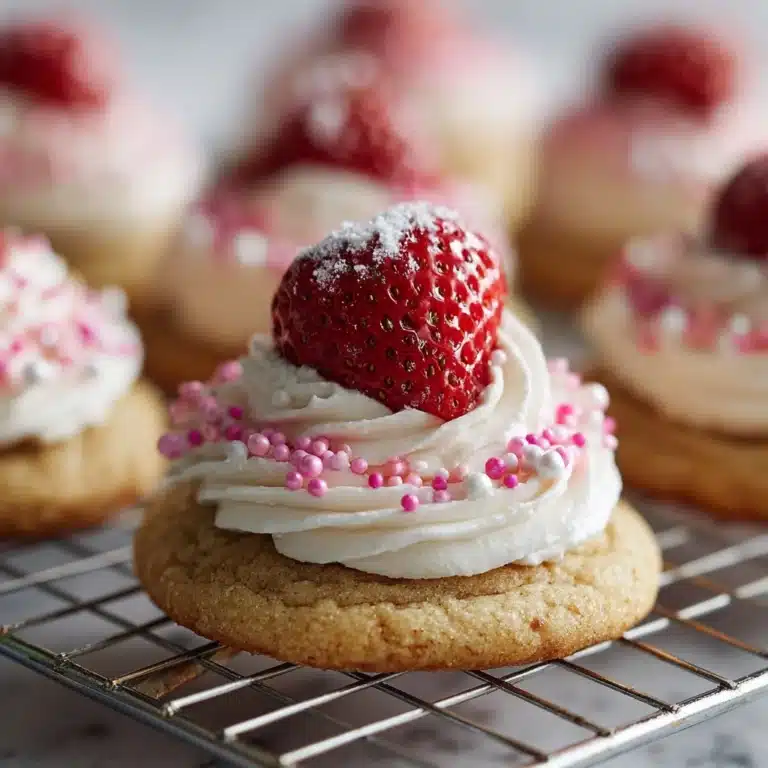 Strawberry Kiss Cookies Recipe