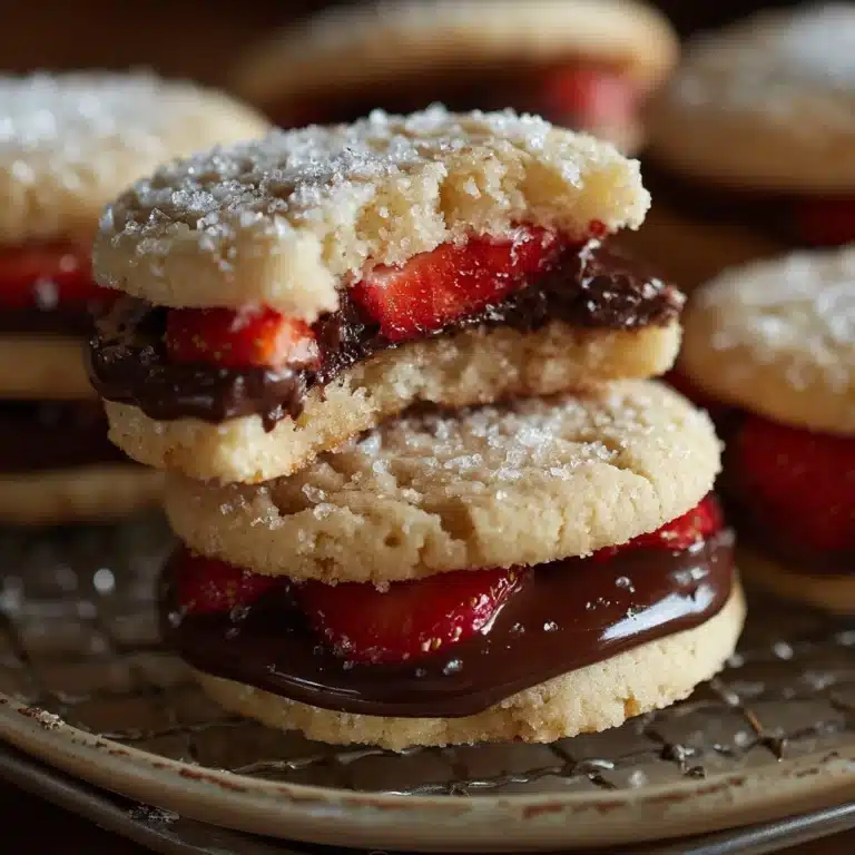 Chocolate-Stuffed Strawberry Sugar Cookies Recipe
