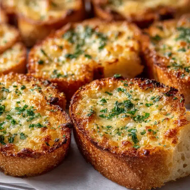 Cheesy Garlic Bread Bites Recipe
