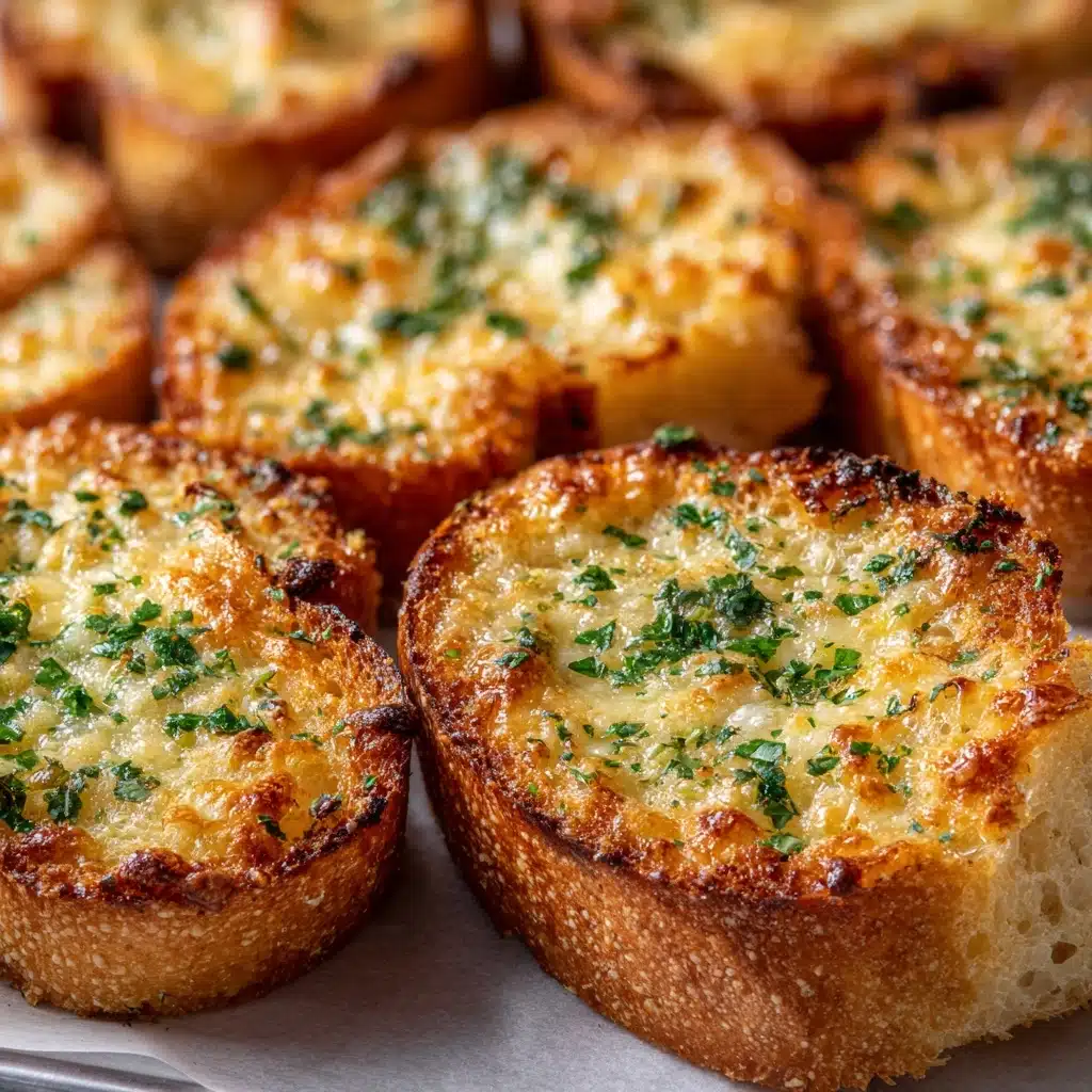 Cheesy Garlic Bread Bites Recipe