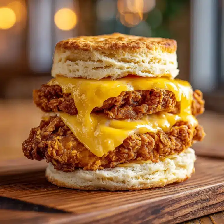 Buttermilk Biscuit Fried Chicken Sandwich Recipe