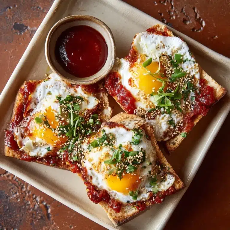 Shakshouka Toast Recipe