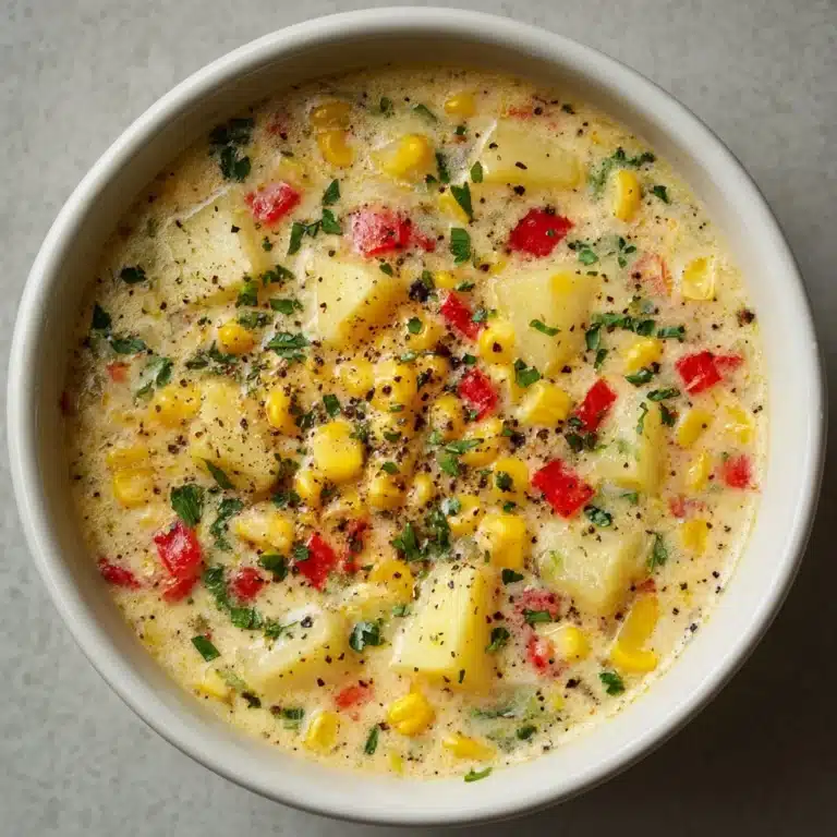 Summer Corn and Zucchini Chowder Recipe