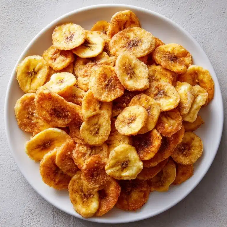 Cinnamon-Sugar Air Fryer Banana Chips Recipe
