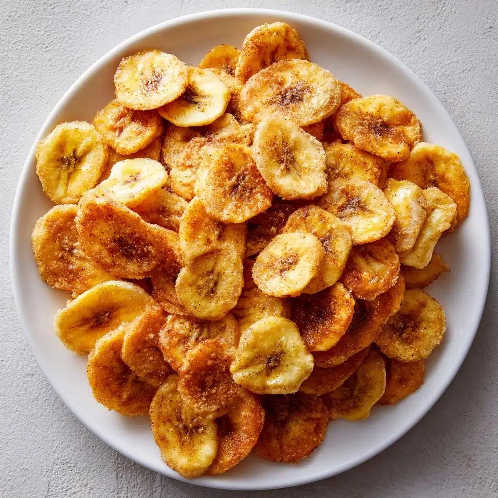 Cinnamon-Sugar Air Fryer Banana Chips Recipe - Recipe Image