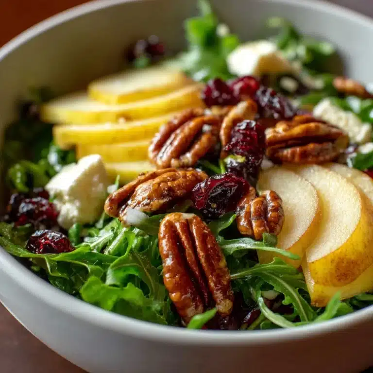 Refreshing Winter Salad with Pears and Pecans Recipe