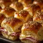 Easy Leftover Ham and Cheese Sliders Recipe