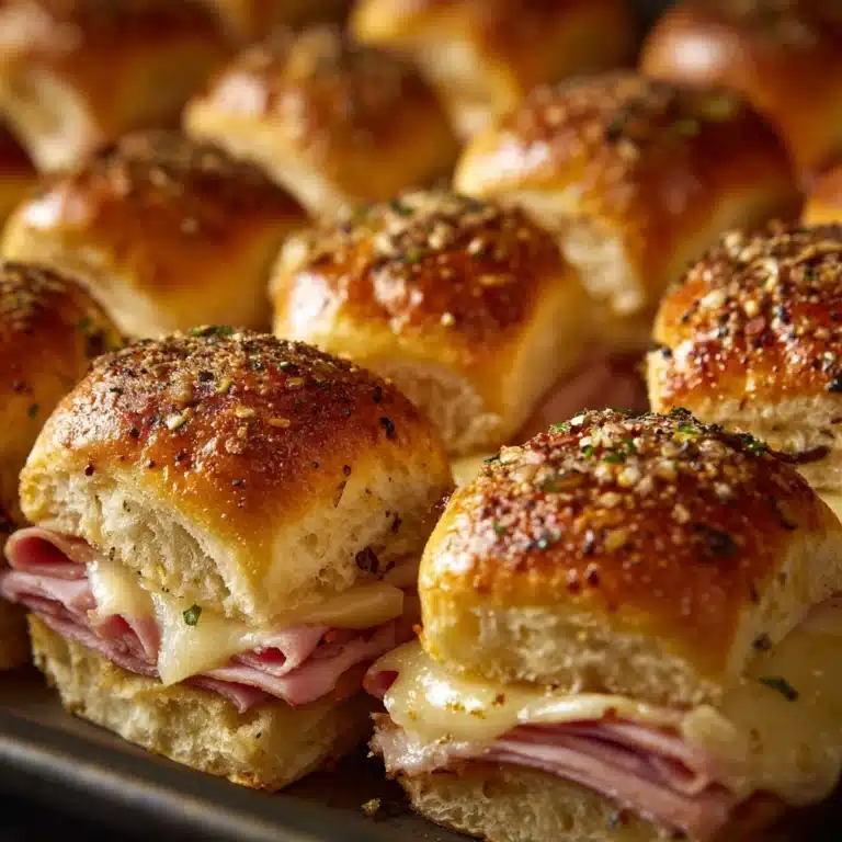 Easy Leftover Ham and Cheese Sliders Recipe