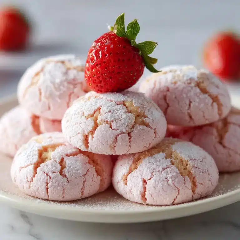 Strawberry Kiss Cookies Recipe | Sweet & Delicious Treats Recipe