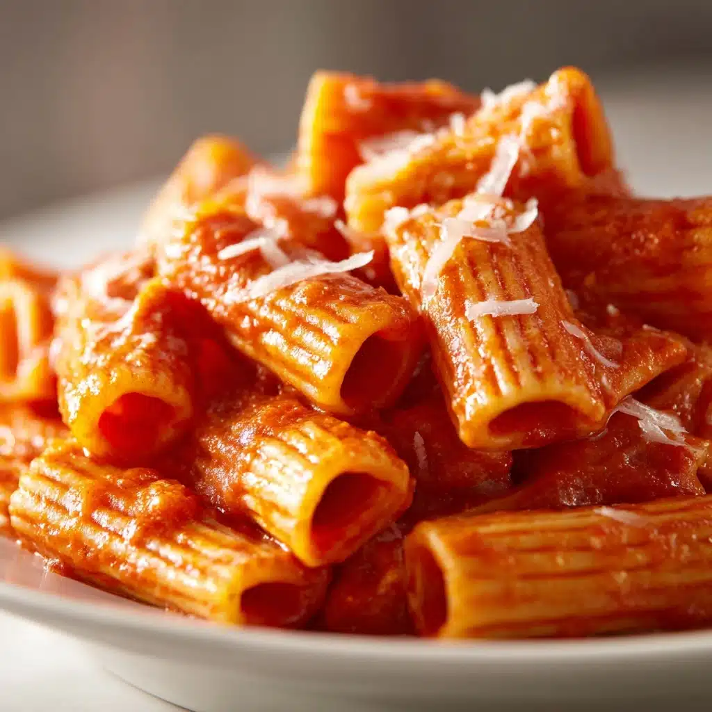 Easy Spicy Rigatoni Pasta Recipe