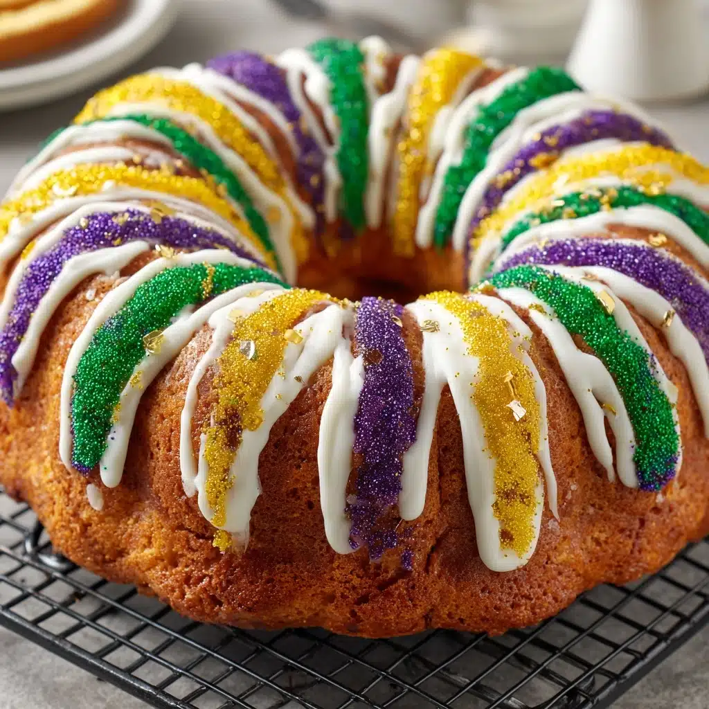 Easy Mardi Gras King Cake Recipe