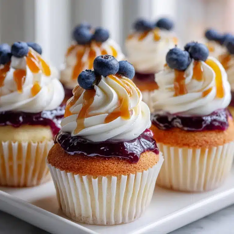 Blueberry Pancake Cupcakes Recipe