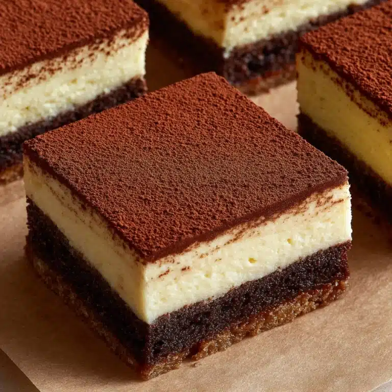 Tiramisu Brownies Recipe