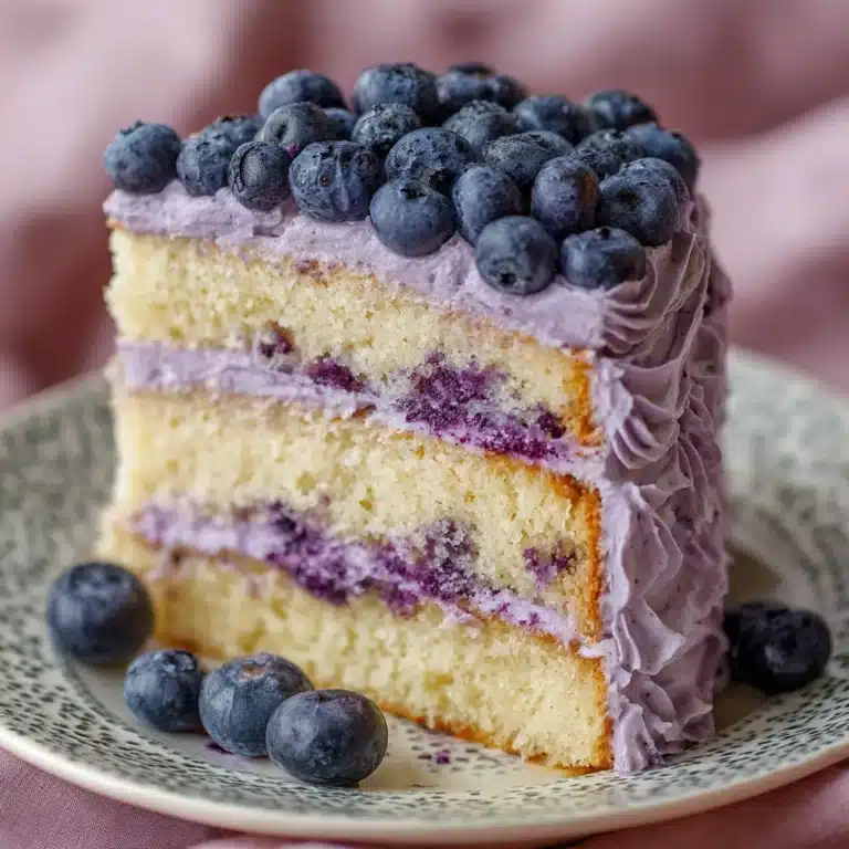 Blueberry Cream Cake Recipe