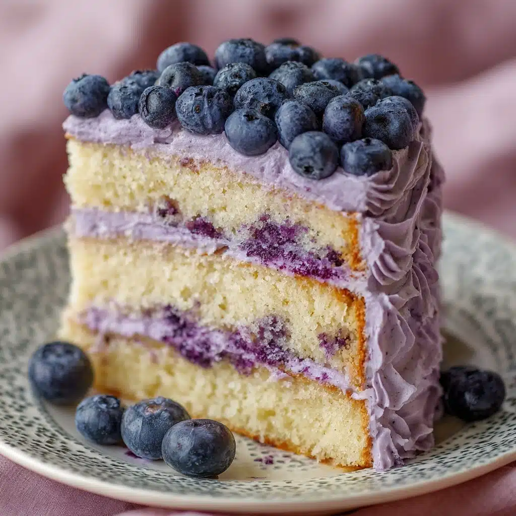 Blueberry Cream Cake Recipe