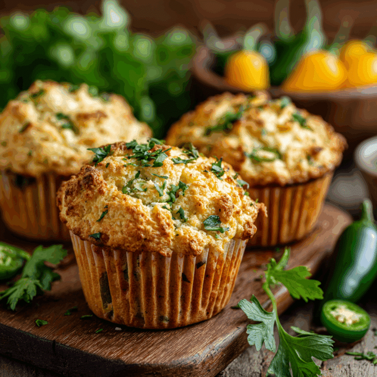 Jalapeño Cornbread Muffins with Cream Cheese Filling Recipe