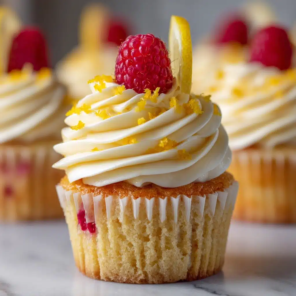Raspberry Lemon Heaven Cupcakes Recipe