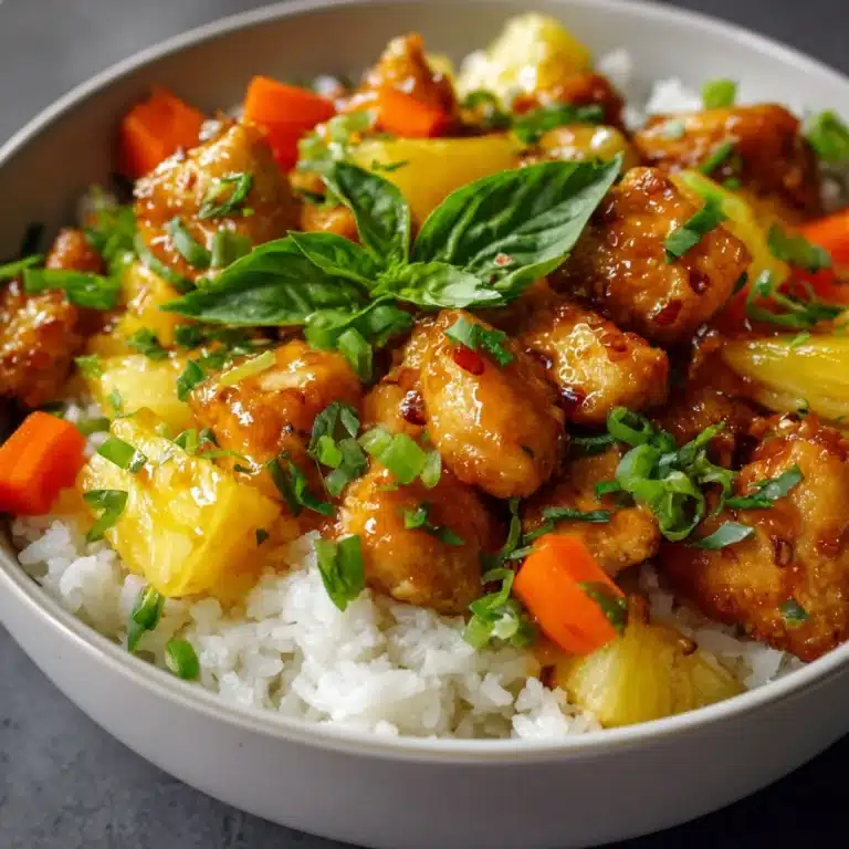 Tropical Pineapple Chicken & Rice Delight Recipe