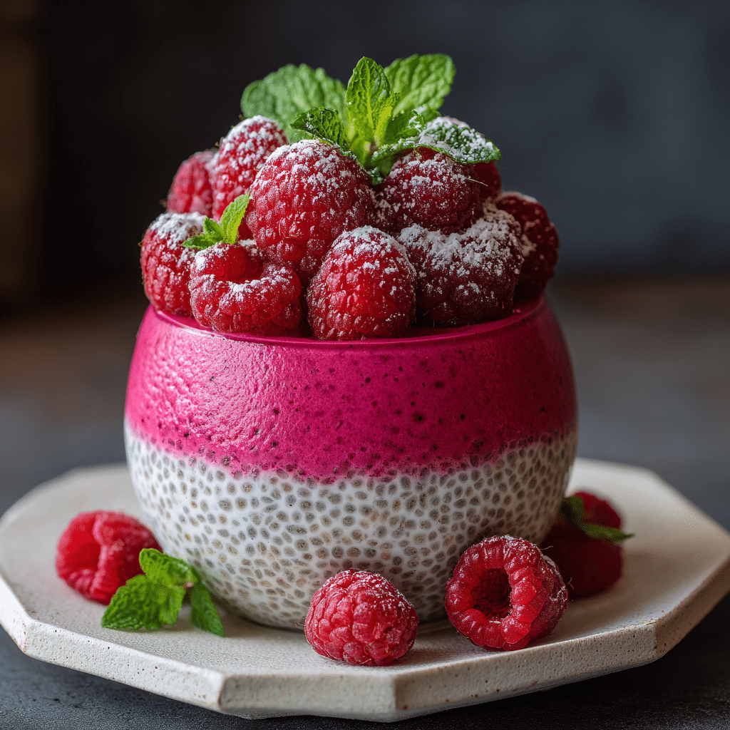 Raspberry Chia Dessert Recipe