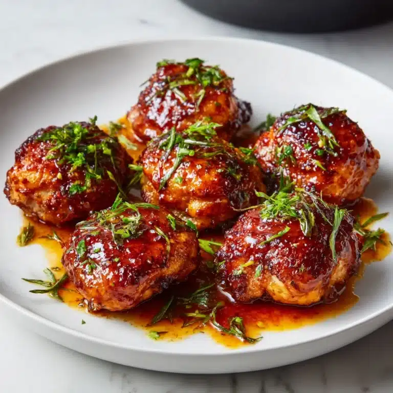 Honey Garlic Chicken Thighs Recipe