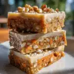 Healthy No-Bake Carrot Cake Breakfast Bars Recipe