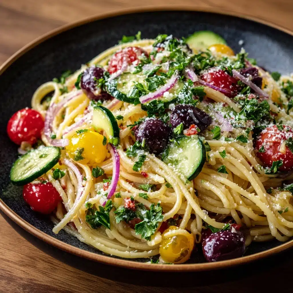 Italian Spaghetti Salad Sensation Recipe - Recipe Image