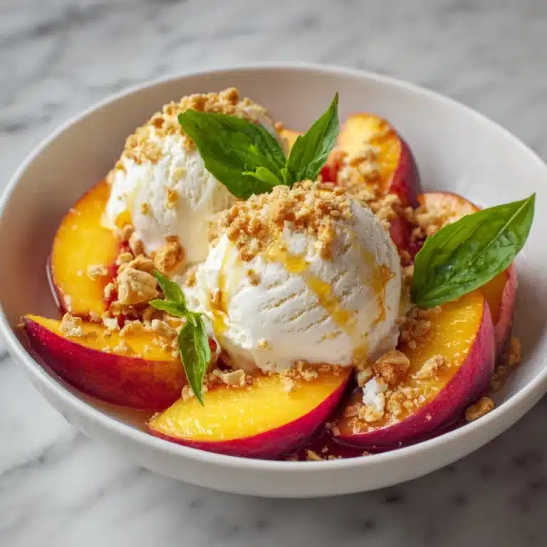 Peach and Burrata Caprese Salad Delight Recipe