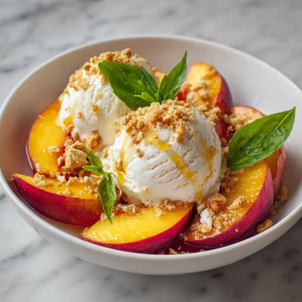 Peach and Burrata Caprese Salad Delight Recipe